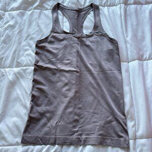 Lululemon Swiftly Speed Racerback Shine Womens Size 6 Purple Activewear Yoga